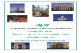 CONGRES ALAI PARIS - 18 au 21 SEPTEMBRE 2005 “ REGARD SUR LES SOURCES DU DROIT D’AUTEUR ”