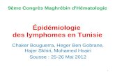 Épidémiologie  des lymphomes en Tunisie