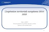 Coopération territoriale européenne 2014-2020