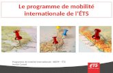 Le programme de  mobilité internationale  de  l’ÉTS