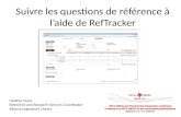 Suivre les questions de référence à l’aide de  RefTracker