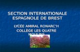 SECTION INTERNATIONALE ESPAGNOLE DE BREST