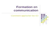 Formation en  communication
