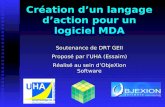 Création d’un langage d’action pour un logiciel MDA