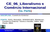 CE_06_Liberalismo e Comércio  Internacional ( 1a. Parte )