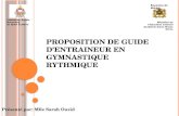 Proposition de guide d’entraineur en Gymnastique Rythmique