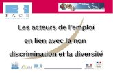 Les acteurs de l’emploi  en lien avec la non  discrimination et la diversité