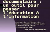 ∞  Le curriculum info-documentaire : un outil pour penser l’éducation à l’information
