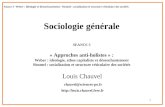 Sociologie générale SEANCE 3