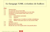 Le  langage  XML: création de balises