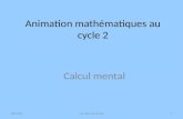 Animation mathématiques au cycle 2