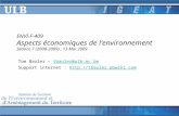 ENVI-F-409 Aspects économiques de l’environnement Séance 7 (2008-2009) :  13 Mai  2009