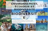 Module I-  Environnement, écologie et biodiversité