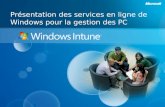 Présentation des services  en ligne de Windows pour  la gestion des PC