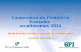 Conjoncture de l’industrie française  au printemps 2012