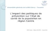 L’impact des politiques de prévention sur l’état de santé de la population en région Centre