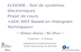 ELE6306 : Test de systèmes électroniques Projet de cours