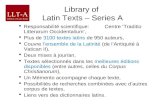 Library of  Latin Texts – Series A