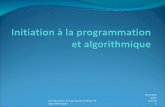 Initiation à la programmation et algorithmique