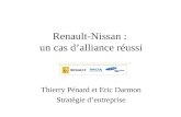 Renault-Nissan :  un cas d’alliance réussi