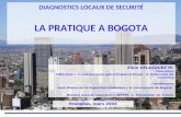 DIAGNOSTICS LOCAUX DE SECURITÉ LA PRATIQUE A BOGOTA