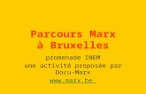 Parcours Marx à Bruxelles