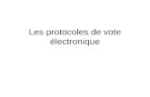 Les protocoles de vote électronique
