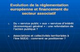 Evolution de la réglementation européenne et financement du secteur associatif