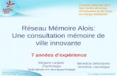 Réseau Mémoire Alois: Une consultation mémoire de ville innovante