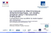 Le commerce électronique interentreprises, un enjeu  majeur pour l’économie française: