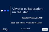 Vivre la collaboration: un réel défi