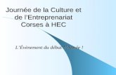 Journée de la Culture et de l’Entreprenariat Corses à HEC