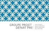 Groupe Projet  Départ  PME