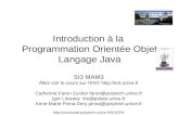 Introduction à la  Programmation Orientée Objet Langage Java