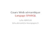Cours Web sémantique Langage SPARQL