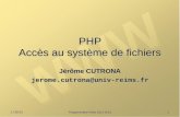 PHP Accès au système de fichiers
