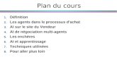 Plan du cours