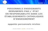 Dossier d ’ étude -  Synadic  - 14 mars 2012