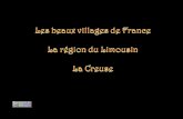 Les beaux villages de France La région du Limousin La Creuse