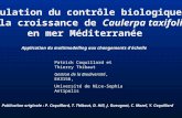 Simulation du contrôle biologique  de la croissance de  Caulerpa taxifolia en mer Méditerranée