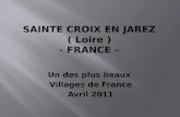 SAINTE CROIX EN JAREZ ( Loire ) - FRANCE –