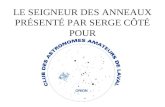 LE SEIGNEUR DES ANNEAUX PRÉSENTÉ PAR SERGE CÔTÉ POUR