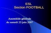 ESL  Section FOOTBALL