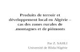 Par Z. SAHLI Université de Blida/Algérie