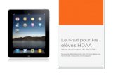 Le iPad pour les élèves HDAA