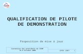 QUALIFICATION DE PILOTE DE DEMONSTRATION