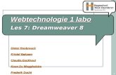 Les 7: Dreamweaver 8