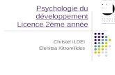 Psychologie du développement Licence 2ème année