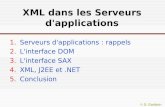 XML dans les Serveurs d'applications