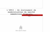 L'OPCI : Un instrument de modernisation du marché immobilier français